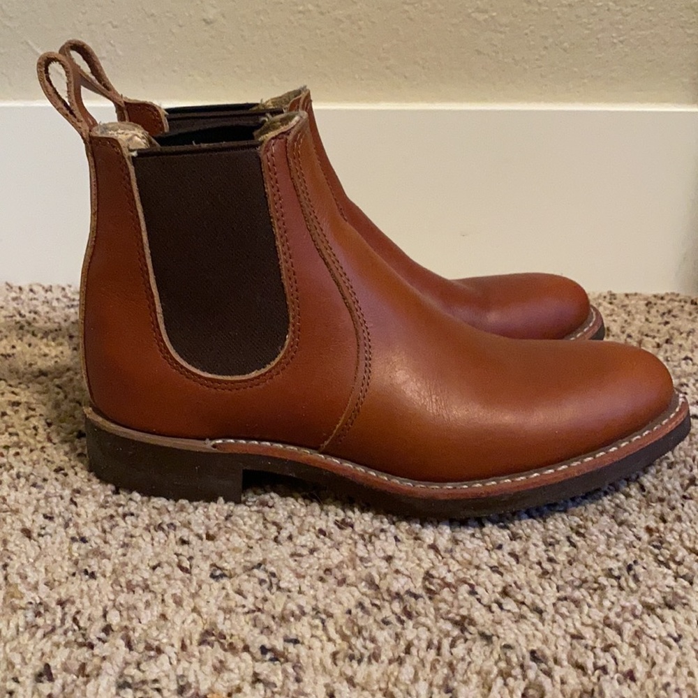 Red Wing Women’s Chelsea Boots Cognac Chestnut Brown Size 6